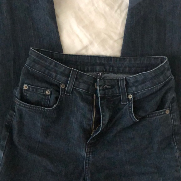 High rise LF Carmar dark blue crop jeans - Picture 3 of 4